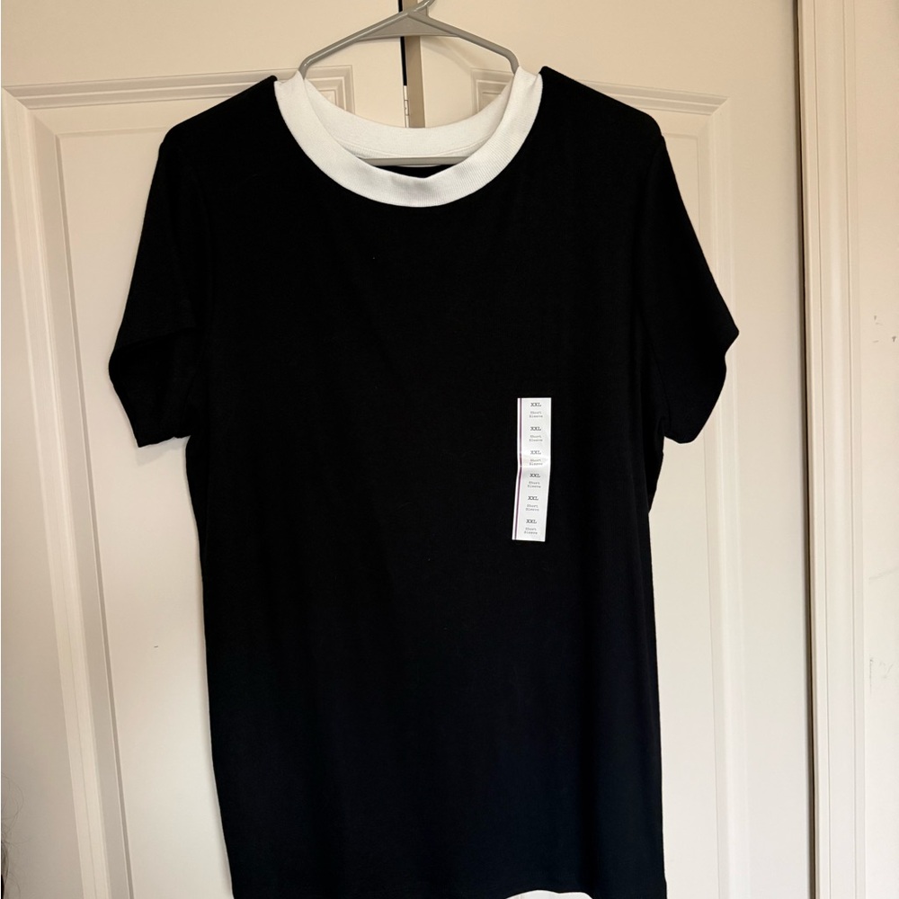Target Black and White Short Sleeve Tee